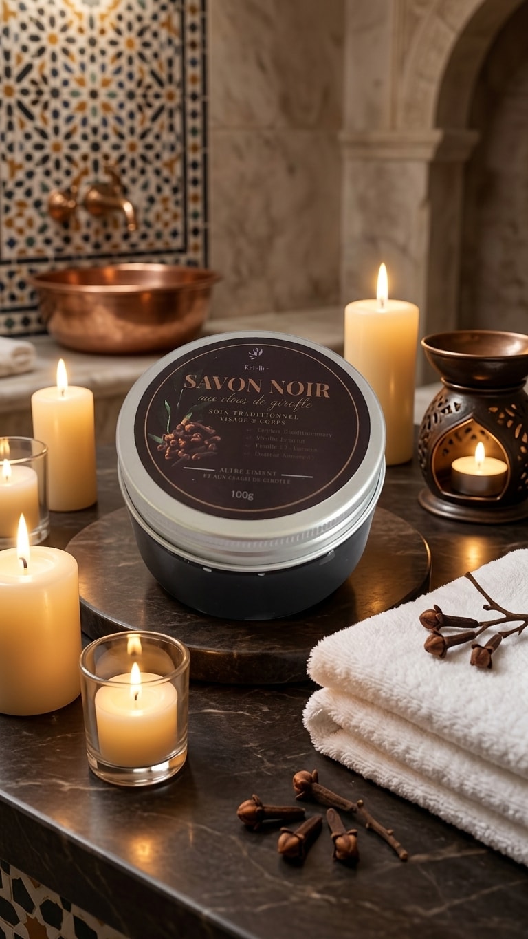savon noir au clou de girofle