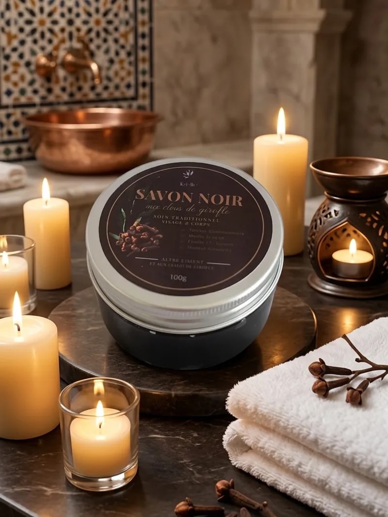 savon noir au clou de girofle